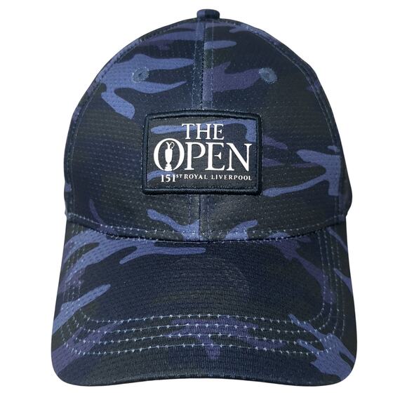 The Open 151st Royal Liverpool Strapback Baseball Cap Multicolor One Size Camo - Picture 1 of 10